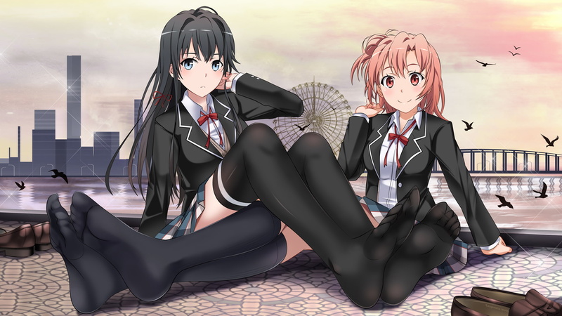My Teen Romantic Comedy SNAFU, 1080P, Anime, Yui Yuigahama, Yukino Yukinoshita