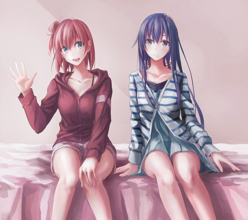 Anime, Yukino Yukinoshita, Yui Yuigahama, My Teen Romantic Comedy SNAFU, 1080P