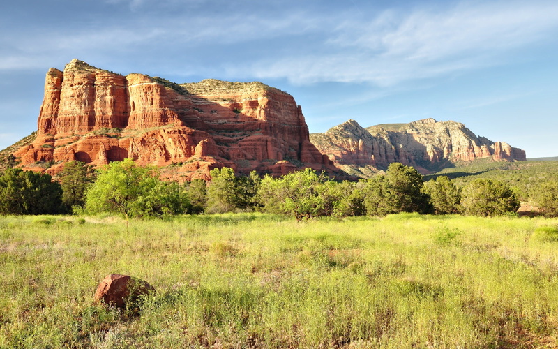 sedona, landsc, 2K, trees, arizona, mountains, rocks