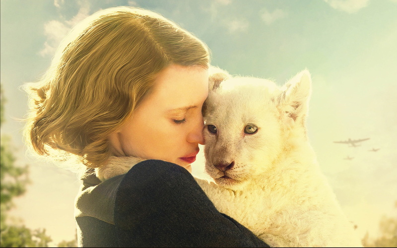 4K, The Zookeepers Wife, Jessica Chastain, 2017 Movies, 4K