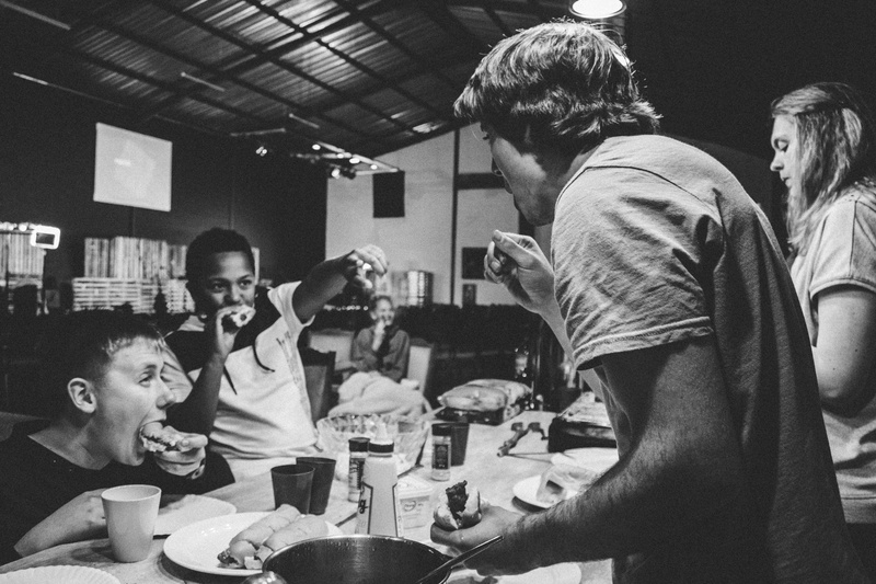 meal, family, restaurant, adult, grayscale, photo, communication, women, young men, night, four, men, black and white, child, business, indoors, sitting
