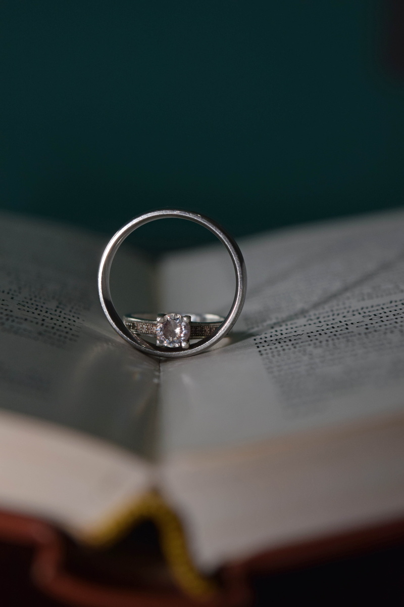 indoors, high angle view, positive emotion, close-up, expense, silver colored, still life, publication, table, two objects, no people, couple, 5K, celebration