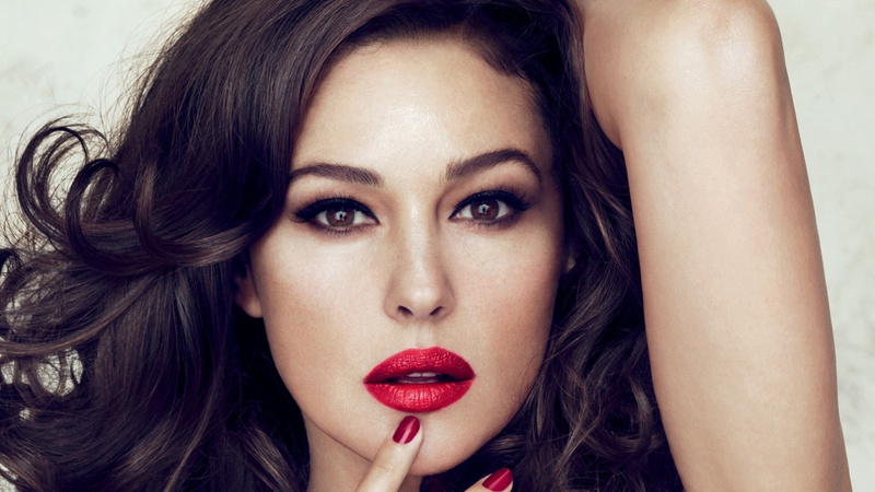 one person, Eyes, human body part, portrait, Monica bellucci, body part, 1080P, adult, make-up, human face, beauty, human lips, young adult, luxury, glamour