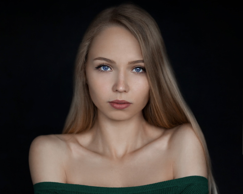 Eugene Sibirev, portrait, look, Girl, face, 1080P