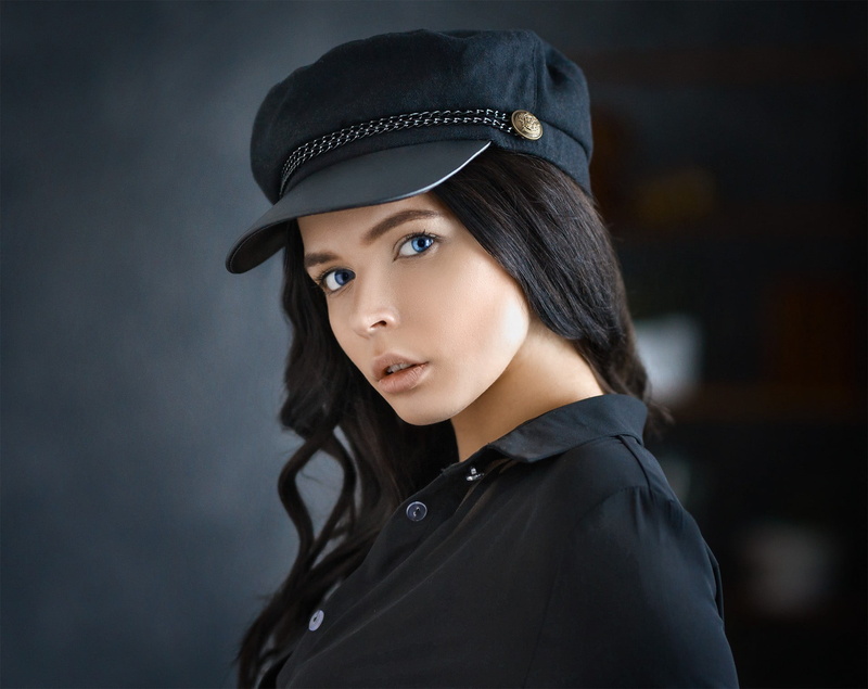Girl, portrait, look, Eugene Sibirev, Christina, 1080P
