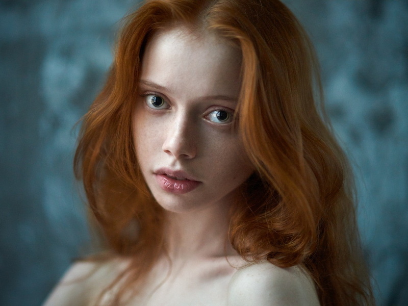 women, redhead, face, portrait, 720P, Ekaterina Yasnogorodskaya