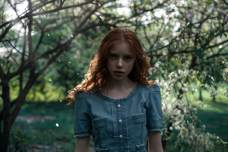 720P, women, Ekaterina Yasnogorodskaya, portrait, redhead, face