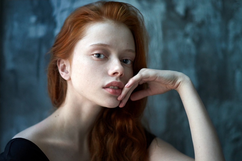 beauty, dyed red hair, young women, one person, headshot, 1080P, beautiful woman, freckle, looking at camera, emotion, long hair, redhead, women, portrait