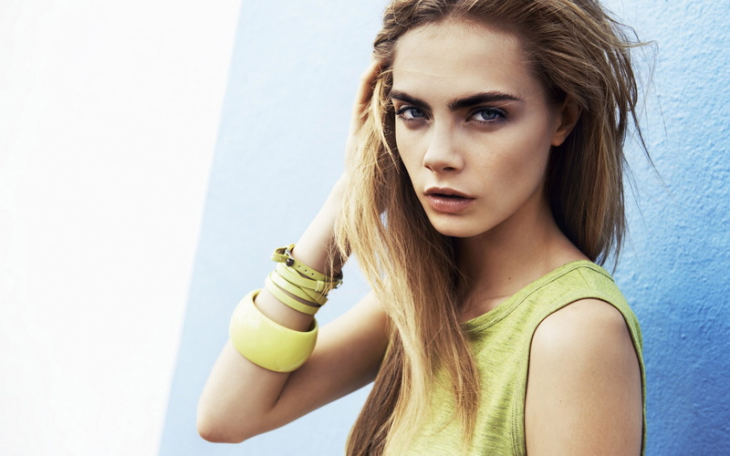 green, actress, s, cara delevingne, celebrity, blonde, bracelet, 1080P, model, delevingne, women, cara
