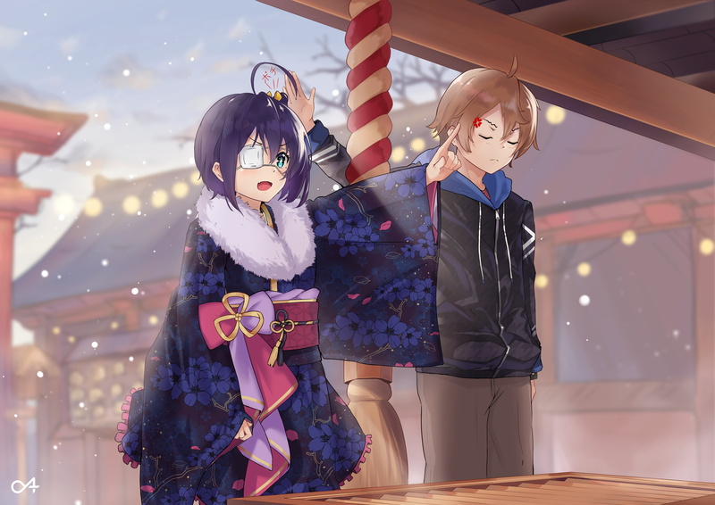Anime, 8K, Love, Rikka Takanashi, Chunibyo and Other Delusions, Yūta Togashi