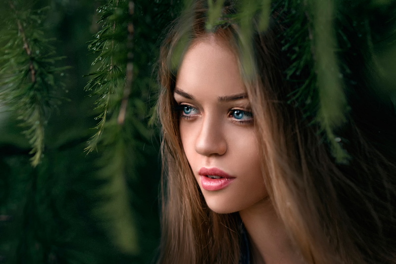 George Chernyadev, Daria, portrait, eyes, sponge, Dasha, 1080P