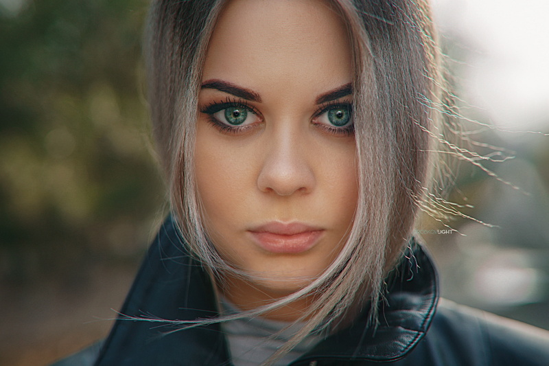 portrait, look, 2K, jacket, Alexander Drobkov-Light, Carina Carina, girl
