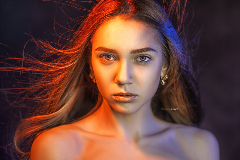 portrait, 2K, girl, face, Zavarzin Angelica, Alexander Drobkov-Light