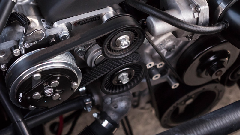 close-up, black, vehicle, extreme close-up, close, mechanic, engine, motor vehicle, accuracy, chrome, steel, belt, no people, sport, manufacturing equipment