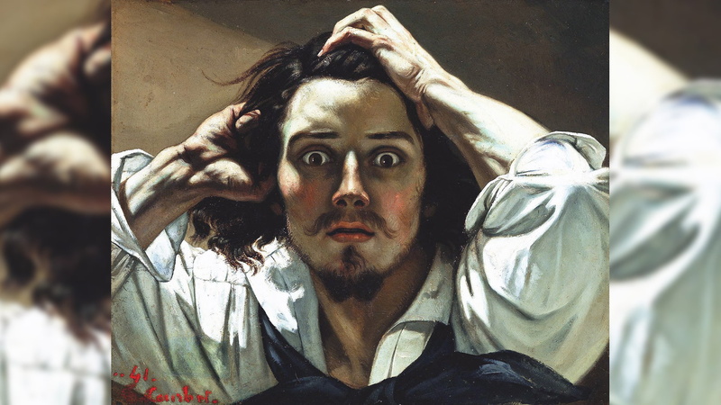 painting, Gustave Courbet, classic art, portrait, 1080P