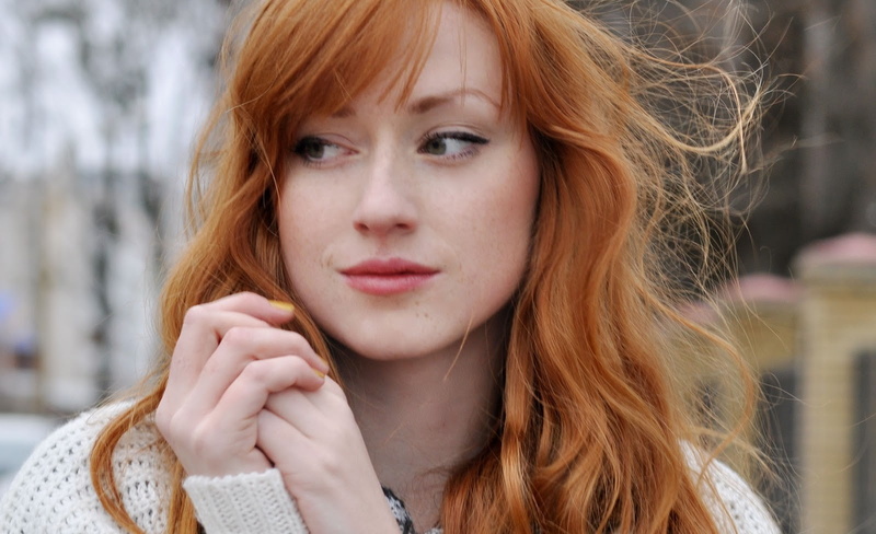 adult, portrait, Alina Kovalenko, close-up, human face, young women, contemplation, beauty, human hair, redhead, hair, looking away, young adult, beautiful woman