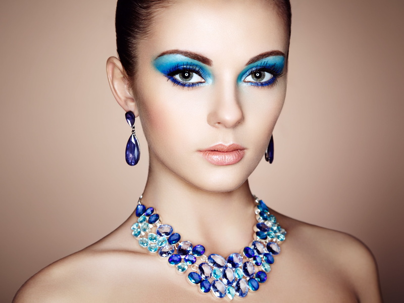 girl, makeup, decoration, Oleg Gekman, photo, style, earrings, look, portrait, 2K