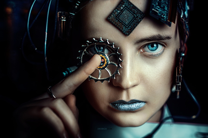 Eva Lapenko, face, 2K, look, Alexander Drobkov-Dark, girl, blue lipstick