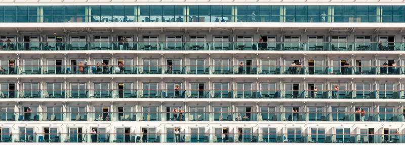 spain, apartment, exploration, summer, railing, scene, balcony, ship, tourist, repetition, sea, outdoors, residential district, nature, full frame, city