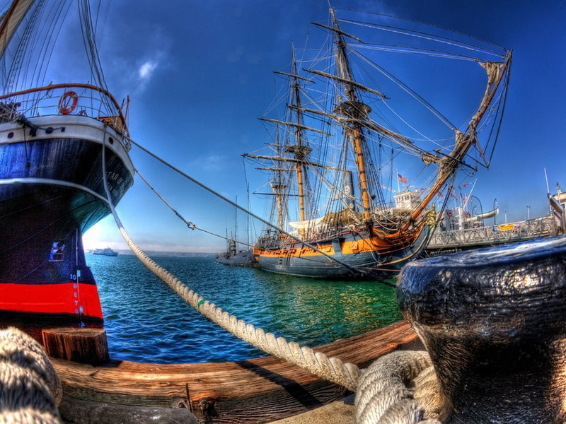 480P, sailing ship, vehicle, HDR, ship