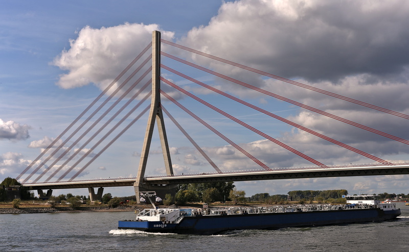 wesel, cable-stayed bridge, lower rhine bridge, built structure, transportation, rheinbrücke, building, connection, bridge, day, nature, travel, water