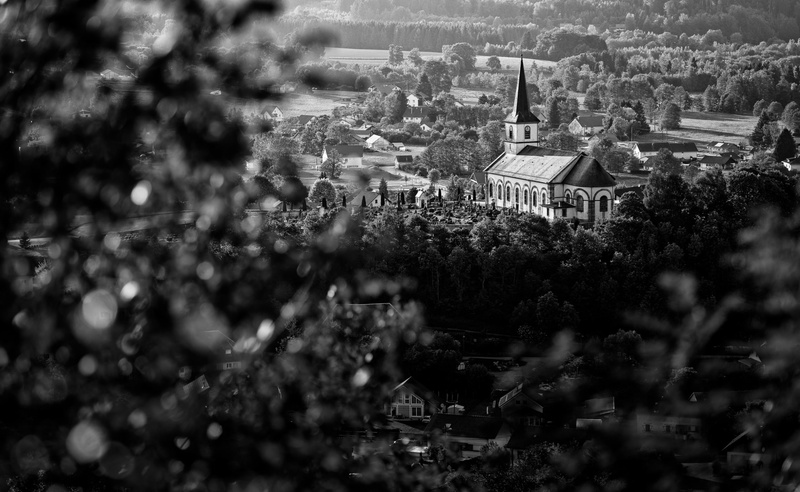Rural, Vosges, Anould, photography, white, Village, Europe, Landscape, black, Monochrome, France, nikon, Black and White, 2K