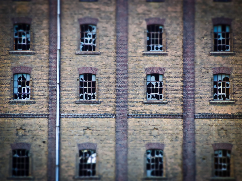 architecture, industry, reflection, 4K, wall, in a row, ruin, old, brick, built Structure, window, outdoors, decay, wall - building feature, backgrounds