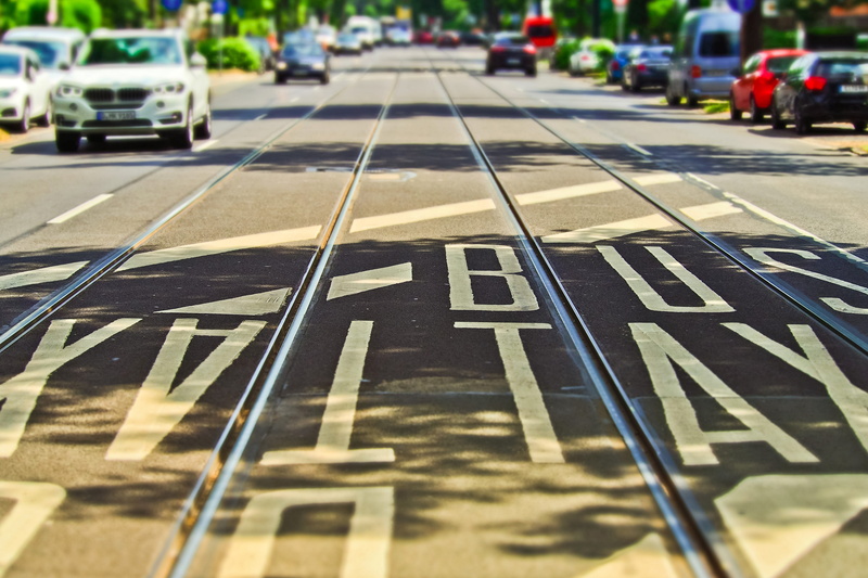 asphalt, marking, effect, selective focus, gleise, streetscape, motor vehicle, car, information, drive, surface level, road, sign, 4K, outdoors, mode of transportation