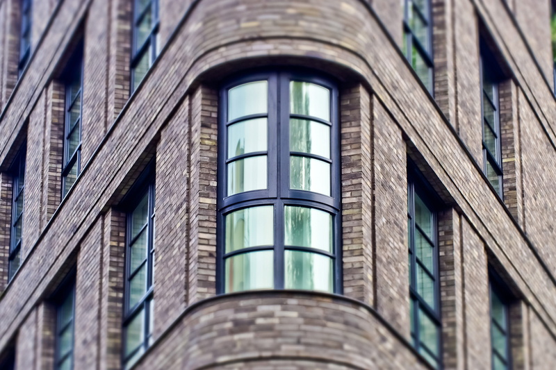 red, bowever, effect, office building exterior, düsseldorf, reflection, 4K, building, architectural, live, glass, low angle view, houses facades, city view