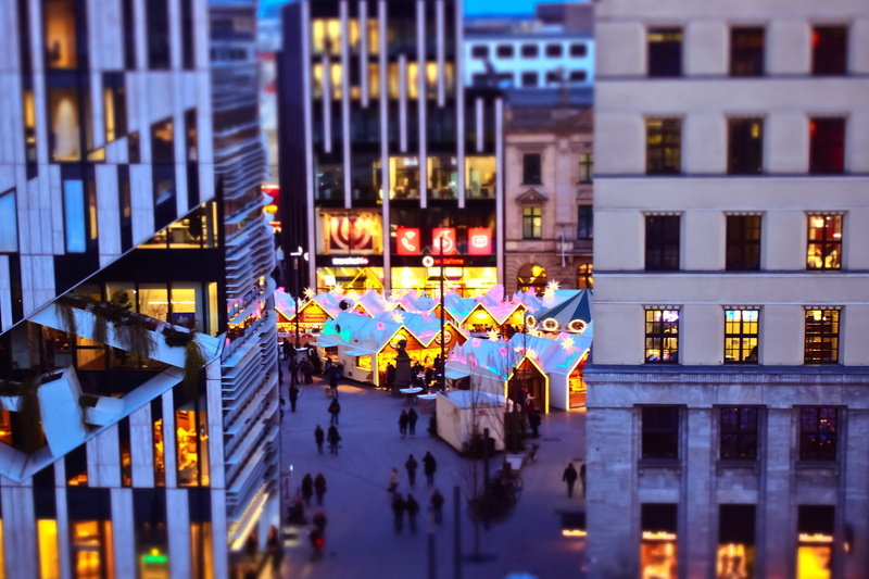 multi colored, christmas market, night photograph, selective focus, travel, reflection, lights, travel destinations, nature, düsseldorf, lighting, outdoors