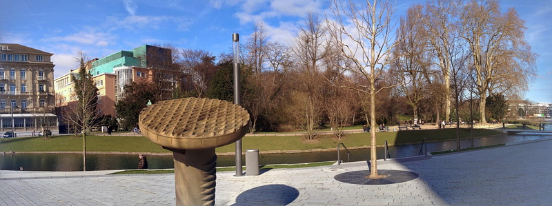 architecture, nature, sky, 4K, tree, city, düsseldorf, building, bare tree, building exterior, no people, düsseldorfs hofgarten, footpath, schloß jägerhof