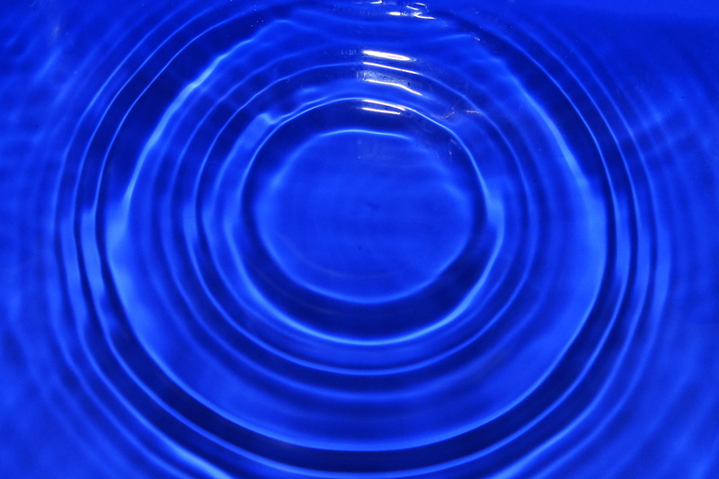 transparent, abstract backgrounds, circle, 2K, no people, close-up, purity, geometric shape, pattern, blue, drop of water, waves circles, wave, drop, reflection