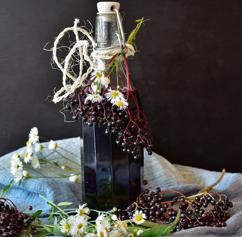 fruits, black elderberry, food and drink, container, cure, still life, jar, 4K, sambucus, holder, bush, fruit, flower, holder bush, nature, plant, kernobstgewaechs