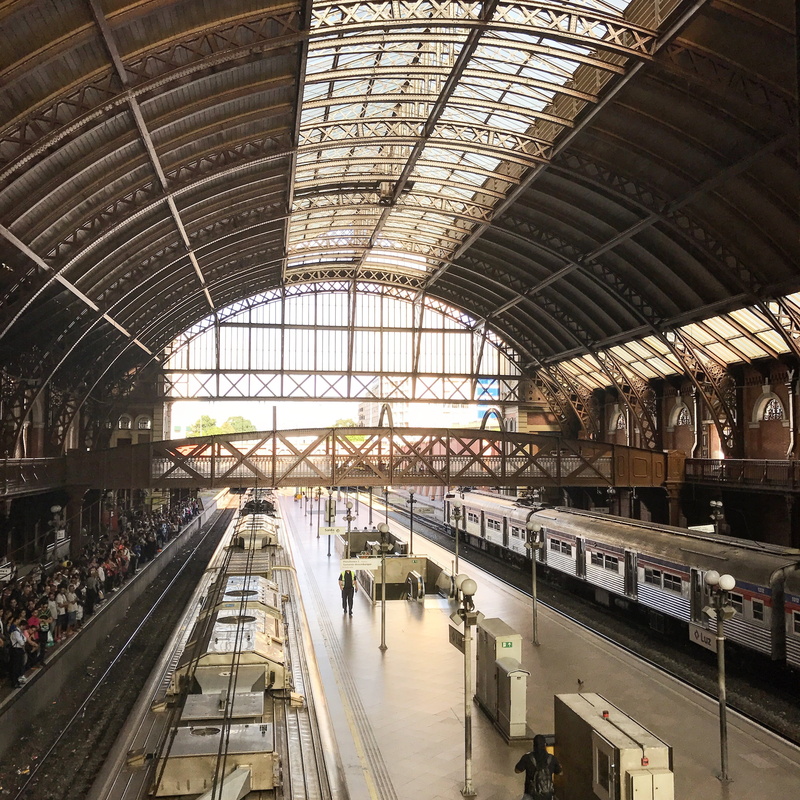 architecture, built structure, day, track, 2K, transportation, light, arch, railroad station, travel, brazil, subway train, rail transportation, train - vehicle