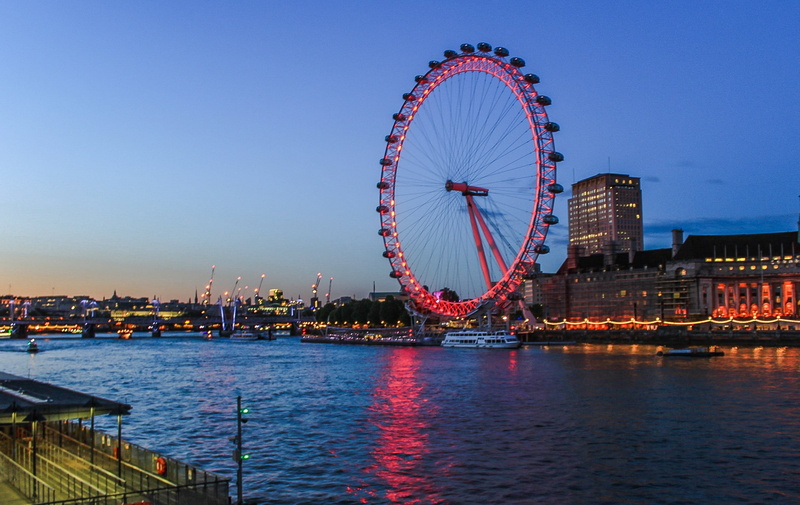 no people, sky, river thames, attraction, building exterior, cityscape, office building exterior, city, skyscraper, river, ferris wheel, outdoors, arts culture and entertainment