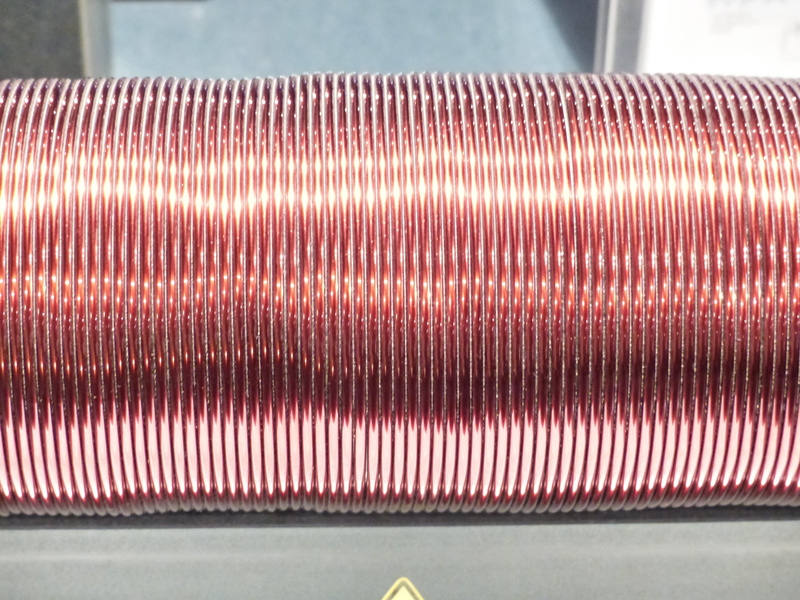 high angle view, pipe - Tube, metal, no people, still life, day, textured, electrical engineering, close-up, electric module, red, pattern, silver colored