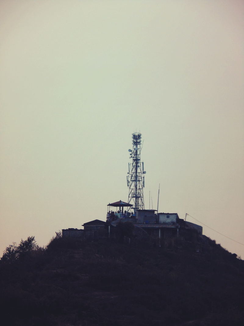 building exterior, wireless technology, houses, outdoors, architecture, technology, sunset, satellite dish, hill, connection, antenna - aerial, shacks