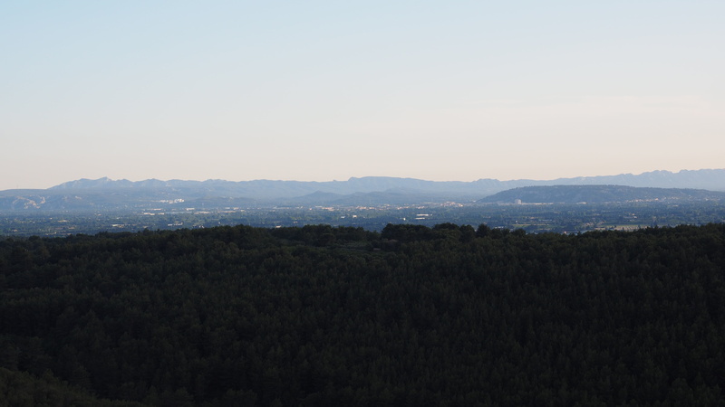 4K, land, mountain range, copy space, tranquil scene, provence, morning, tree, plant, nature, beauty in nature, scenics, karst area, sky, woodland, landscape