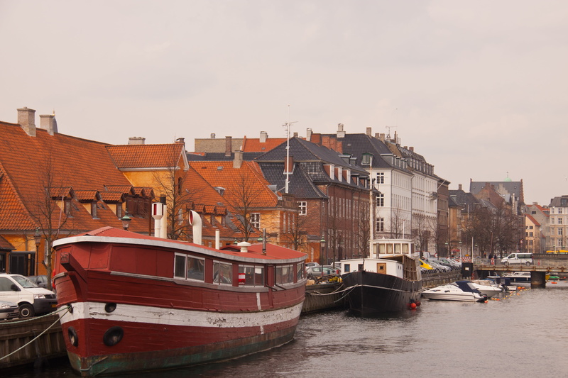day, nautical vessel, passenger craft, pier, danish, residential district, built structure, house-boat, quay, nordic, building exterior, water, city, fishing industry