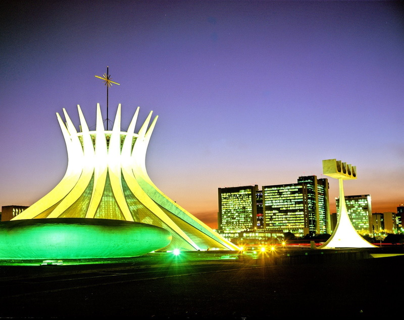 city, distrito, catedral, brasilia, federal, capital, president, brazil, 720P, landscape, metropolitana