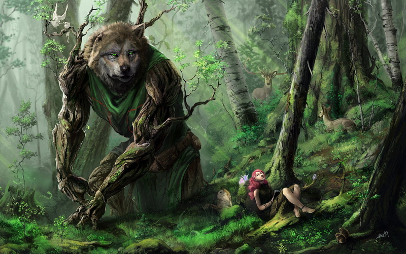 world, werewolf, wolf, monster, 1080P, wolves, fantastic, fantasy