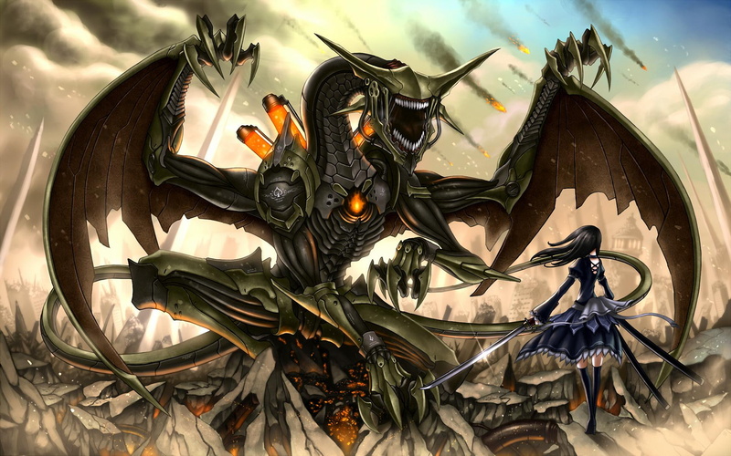 alice, technics fantasy, monsters, 1080P, battles, technics, wonderland, fantasy, anime