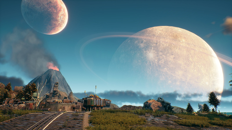 The Outer Worlds, science fiction, 4K, planet, space