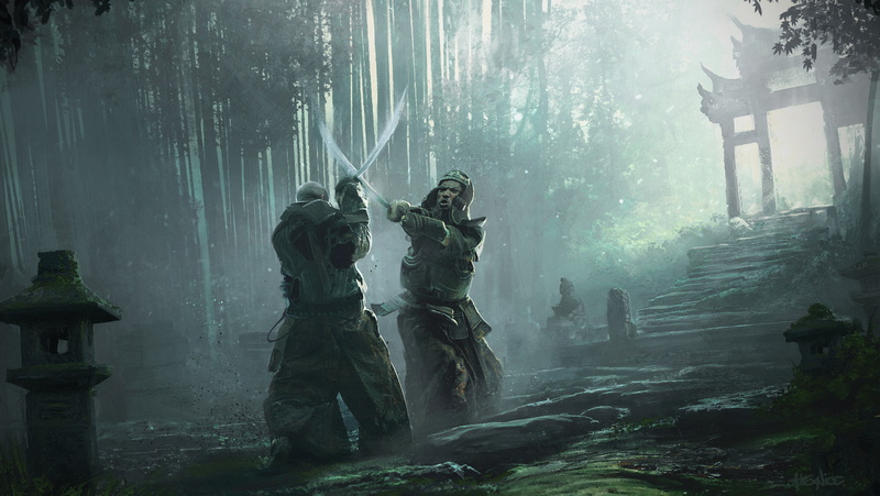 Japan, alex nice, artwork, 4K