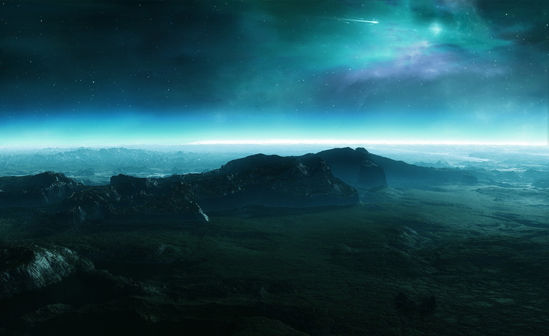 tranquility, dark, milky way, island, solid, star - space, mountain, scenics - nature, beauty in nature, land, sea, 1080P, tranquil scene, landscape, rock - object