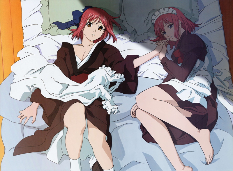 scan, maid, tsukihime, kohaku, shingetsutan, 4K, hisui