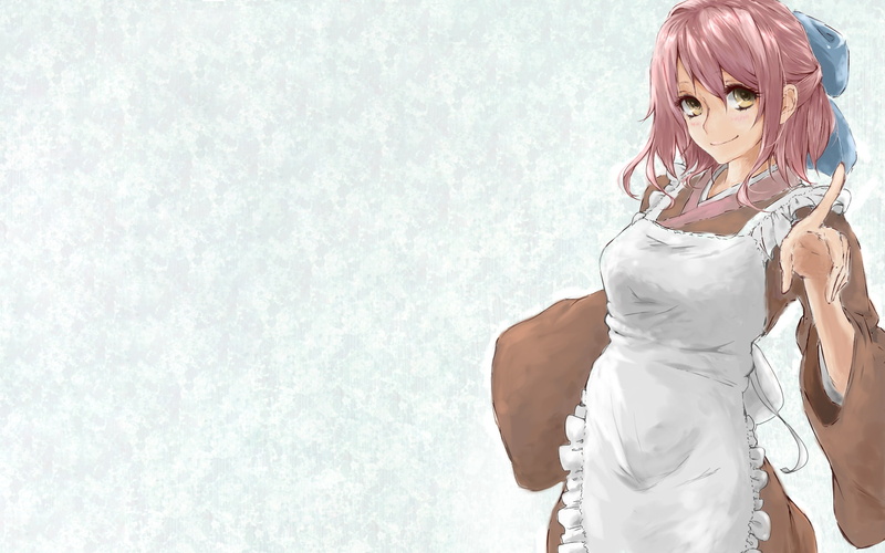 kimono, 1080P, clothes, shingetsutan, maid, tsukihime, kohaku, japanese