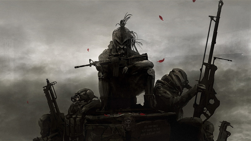 art, application, Warrior, Sci Fi, concept, game, 1080P, Weapon