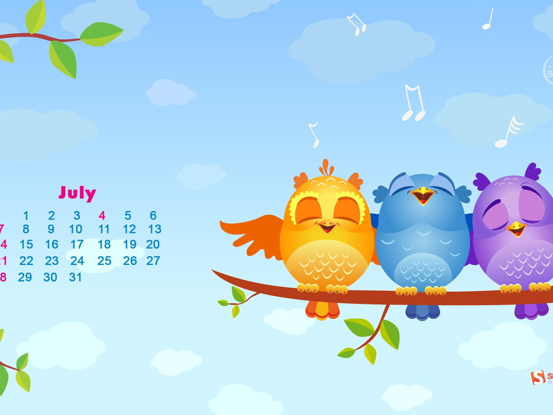 birds, color, plant part, calendar, three, cute, blue, low angle view, july, assorted, celebration event, flying, digital composite, lantern, 1080P, large group of objects