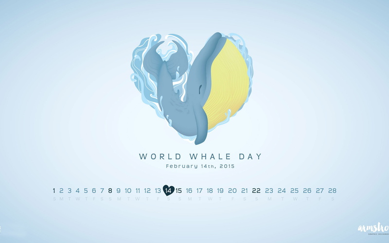 calendar, representation, white color, communication, education, creativity, still life, design, blue, 2K, studio shot, big, february, whale, illustrations